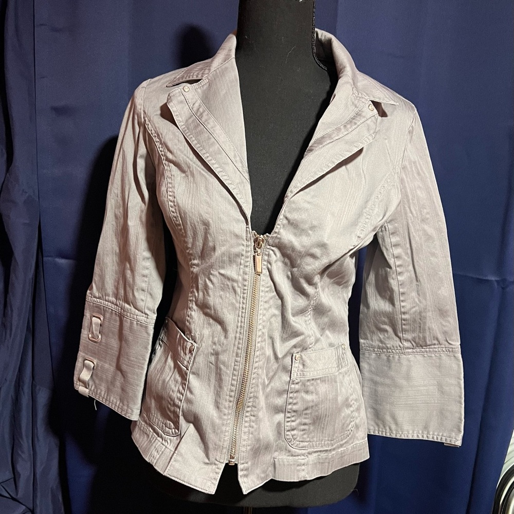 Tribal Women's Light Gray Blazer Jacket